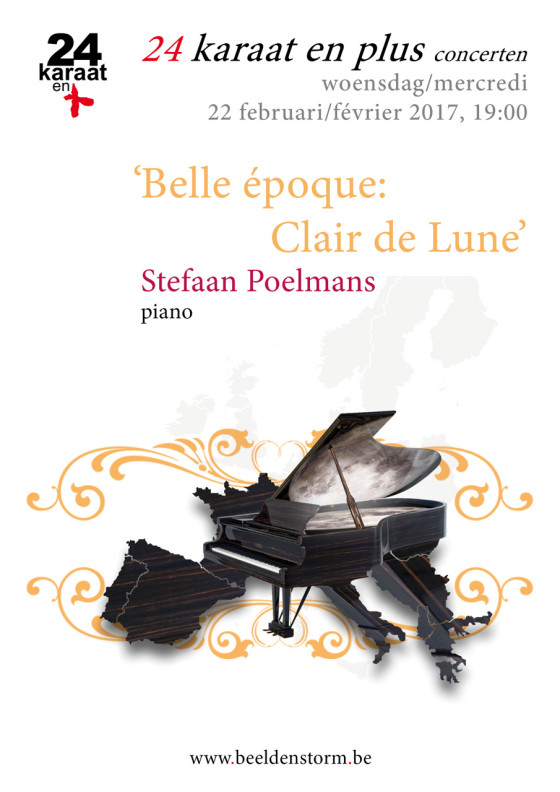 24 karaat & plus concert: "Belle époque - Claire de Lune" Stefaan Poelmans piano