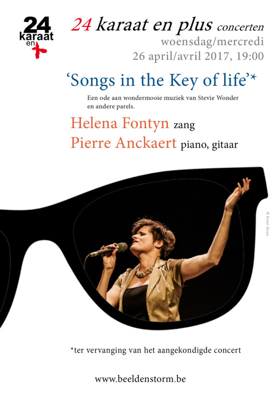 “Songs in the Key of life” • Helena Fontyn (zang) en Pierre Anckaert (piano, gitaar)