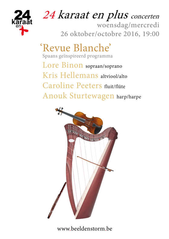 24 karaat & plus concert: "Revue Blanche" met een Spaans geïnspireerd programma