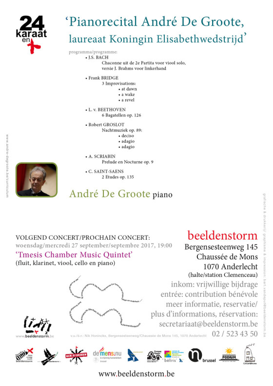 24 karaat & plus concert: "André De Groote" (piano)